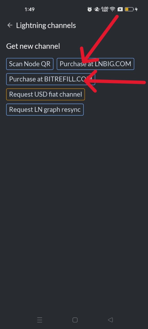 Lightning Purchase Options